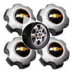 Kit 4 Calotas Centro de Roda S10 LTZ/Trailblazer – Encaixe Preciso e Visual Original GM