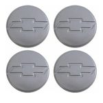 Kit 4 Calotinhas Centro de Roda GM Silverado – Encaixe Perfeito + Visual Original Restaurado