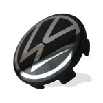 Kit 4 Calotinhas VW Nivus com Garra Krmai – Encaixe Perfeito e Emblema em Alto Relevo