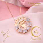 Mandala cravejada 1 Filho Fina Pele Joias 