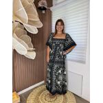 Vestido FARM Lenço Onça Mística