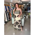Vestido FARM Floral Arabesco