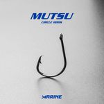 Anzol Marine Sports Circle Hook Mutsu Black Niquel