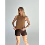 Cropped Fun - Cáqui