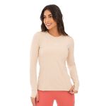 Camiseta Feminina Manga Longa - Areia