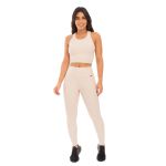 Conjunto Top Cropped e Calça Intense - Areia
