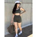 Top Slim - Verde militar