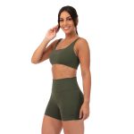 Conjunto Short Smash E Top Slim - Verde Militar