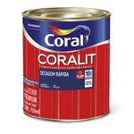 Tinta Esmalte Coral Coralit Secagem Rápida Brilhante Branco 750ML