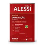 Alessi Acrilico Premium Fosco Dupla Acao Branco 18L