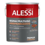 Alessi Resina Acril Prem Multiuso Base Solvente Incolor 3,6L