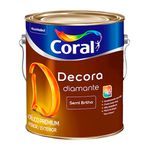 Coral Acrílico Decora Diamante Semibrilho Branco 3,6L