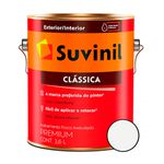 Tinta Acrílica Suvinil Toque Fosco Branco 3,6L