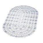 Tapete Banho Plastico Transparente 67X38CM