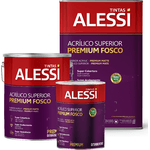 Tinta Acrílica Alessi Emborrachada 6 em 1 200% Branco 18L