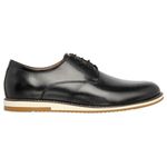 Sapato Oxford Five Days Masculino Em Couro Legítimo Preto