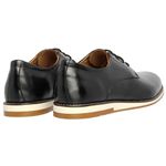 Sapato Oxford Five Days Masculino Em Couro Legítimo Preto