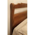 Cama de Casal Dubai - Madeira Maciça - Móveis de Gramado
