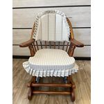 Cadeira de Balanço Frapê Cinza 90/40 x 60 x 50 - Moveis De Gramado
