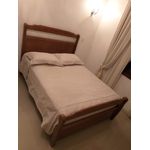 Cama de Casal Dubai - Madeira Maciça - Móveis de Gramado