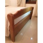 Cama de Casal Dubai - Madeira Maciça - Móveis de Gramado
