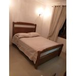 Cama de Casal Dubai - Madeira Maciça - Móveis de Gramado