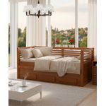 Bicama Com Gaveta Proença 1,90 x 90 - Madeira Maciça - Móveis de Gramado