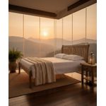 Cama de Casal Trancado - Madeira Maciça - Móveis de Gramado