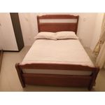 Cama de Casal Dubai - Madeira Maciça - Móveis de Gramado