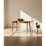 Mesa Prada 90 x 160 x 80 + (40cm Elástica) - Madeira Maciça - Móveis de Gramado