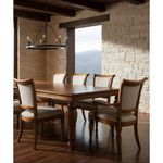 Sala de Jantar Imperial - (08 Cadeiras) - Madeira Maciça - Móveis de Gramado