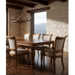 Sala de Jantar Mesa Retangular - Madeira Maciça Móveis de Gramado
