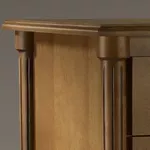 Cômoda Capersmidt 1,22 x 55 x 1,35 - (04 Gavetas) - Madeira Maciça - CCL Móveis