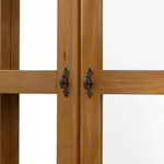 Cristaleira América 1,85 x 42 x 1,00 - Madeira Maciça - Móveis 3D