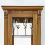 Cristaleira Flórida 1,72 x 60 x 42 - 1 Porta e Espelho - Móveis 3D
