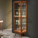 Cristaleira Florence 1 Porta Com Led 1,93 x 56 x 41 - Móveis 3D