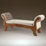 Recamier Magnific 1,78 x 50 x 78 - Madeira Maciça - Ccl Móveis