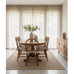 Sala de Jantar Oval Gramado - Madeira Maciça - Móveis de Gramado