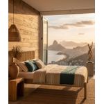 Cama de Casal Dallas - Madeira Maciça - Móveis de Gramado