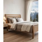 Cama de Casal Pinhal - Madeira Maciça - Móveis de Gramado