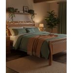 Cama de Casal Pinhal - Madeira Maciça - Móveis de Gramado