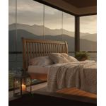 Cama de Casal Trancado - Madeira Maciça - Móveis de Gramado