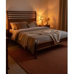 Cama de Casal Palito - Madeira Maciça - Móveis de Gramado