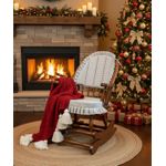 Cadeira de Balanço Frapê Cinza 90/40 x 60 x 50 - Moveis De Gramado