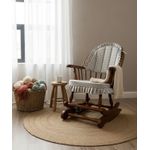 Cadeira de Balanço Frapê Cinza 90/40 x 60 x 50 - Moveis De Gramado