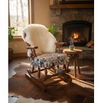 Cadeira de Balanço Jornal Encosto Baixo-A 90/40 x 60 x 50 - Moveis De Gramado