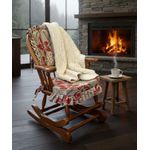 Cadeira de Balanço Chenile Bali 90/40 x 60 x 50 - Moveis De Gramado