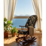 Cadeira De Balanço Florescer Azul 1,18/40 X 64 X 50 - Móveis De Gramado