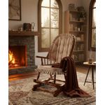 Cadeira De Balanço Veludo Escócia 1,18/40 X 64 X 50 - Móveis De Gramado