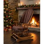 Cadeira De Balanço Elefante Marrom 1,18/40 X 64 X 50 - Móveis De Gramado